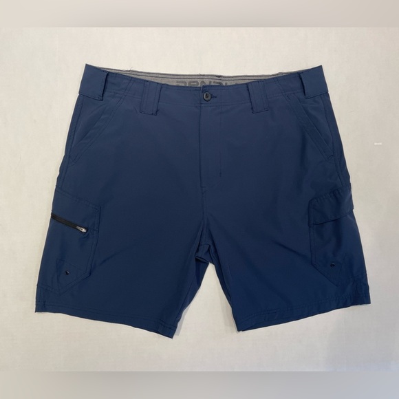 Denali Blue Cargo Shorts Size 40 - Picture 1 of 4